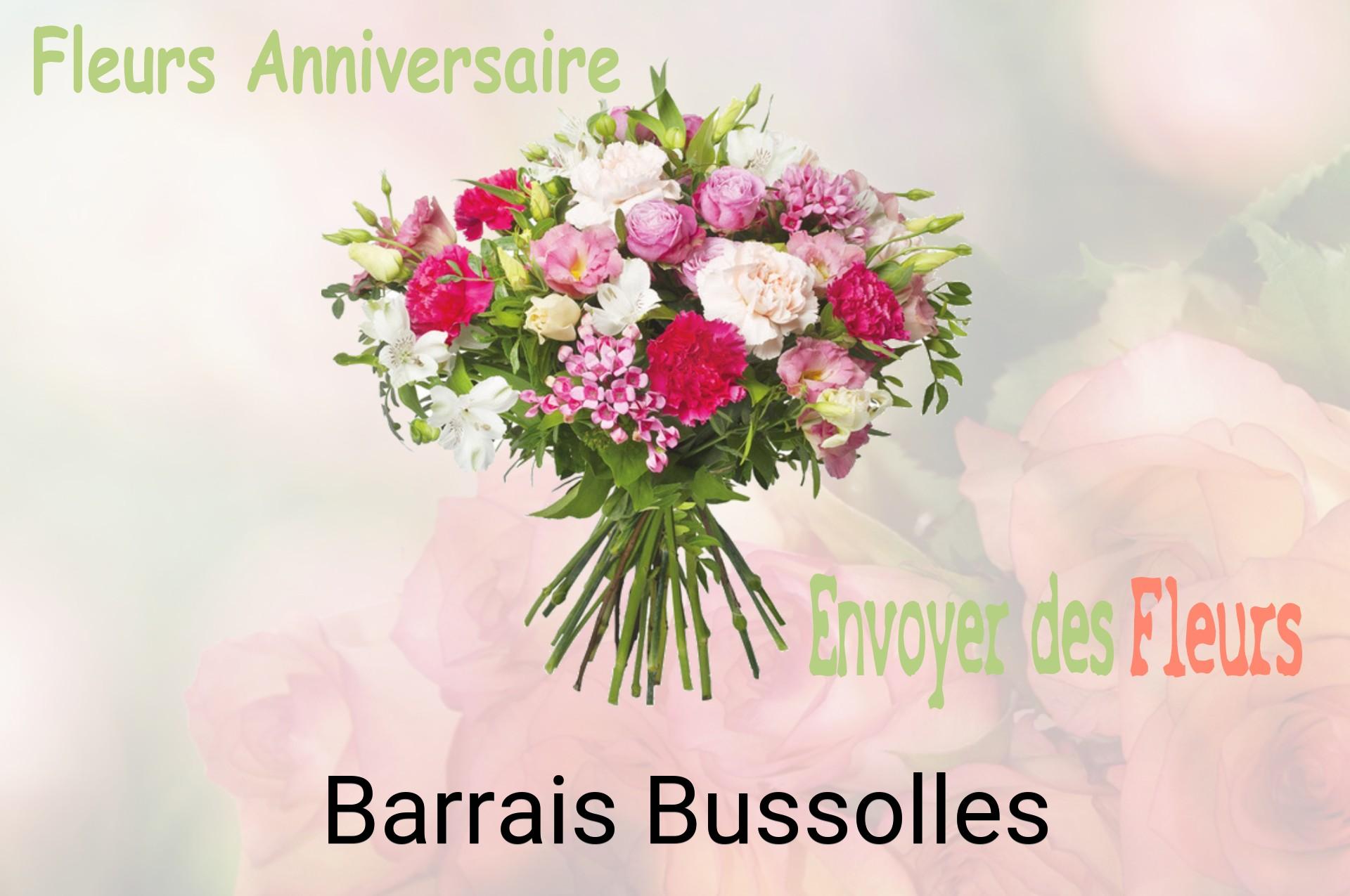 Bouquet de fleurs d’anniversaire livré à Barrais-Bussolles