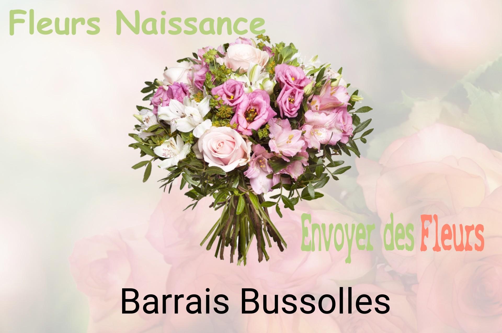 Bouquet de fleurs de naissance livré à Barrais-Bussolles